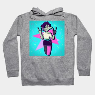 Alt Zombie Girl - Background Hoodie